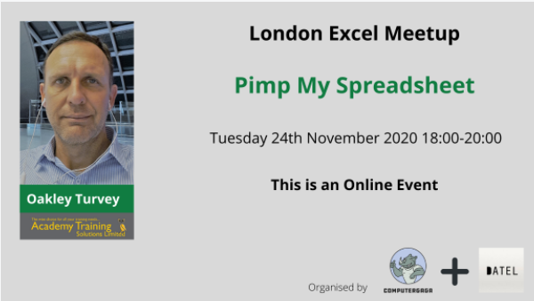 London Excel MeetUp group presentation